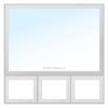 Fenstermaxx24 – typ einflueglig unterlicht dreiteilung