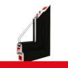 Fenstermaxx24 – Musterecke schwarzbraun Renolit 851805 50