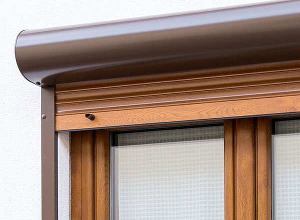 Fenstermaxx24 – Vorsatz Rollladen Holzdekor Golden Oak Drutex