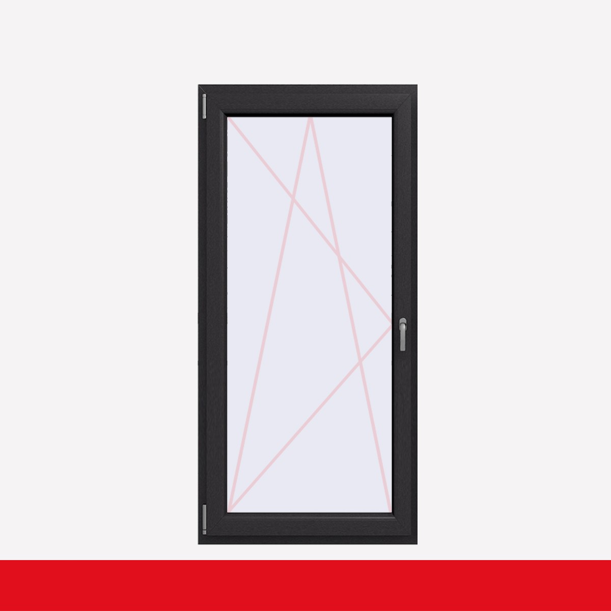 Fenstermaxx24 – balkon 1f dkl griff farbig crown platinum
