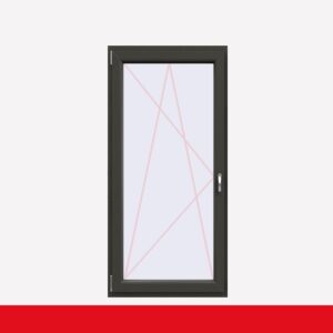 Fenstermaxx24 – balkon 1f dkl griff farbig quarzgrau