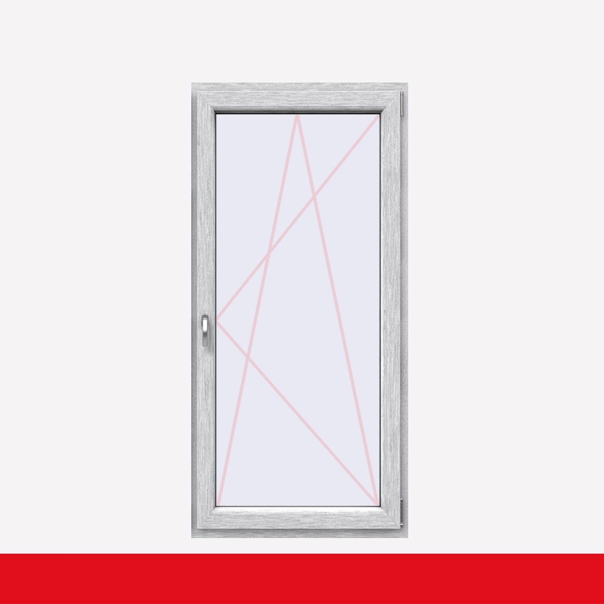 Fenstermaxx24 – balkon 1f dkr griff farbig aluminium gebuerstet