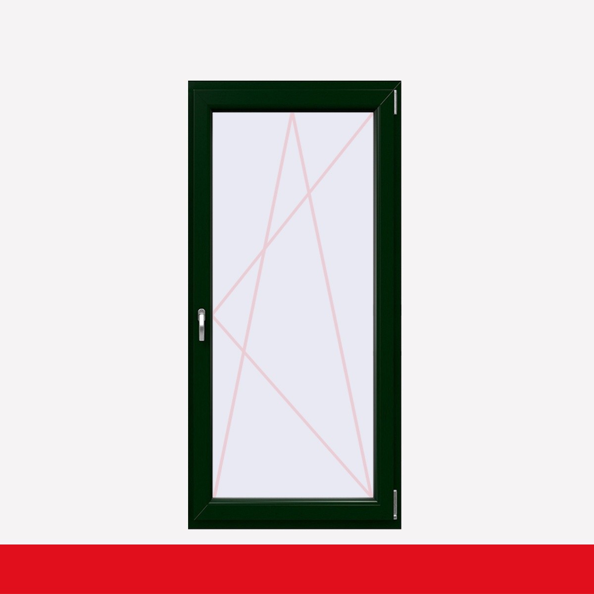 Fenstermaxx24 – balkon 1f dkr griff farbig dunkelgruen