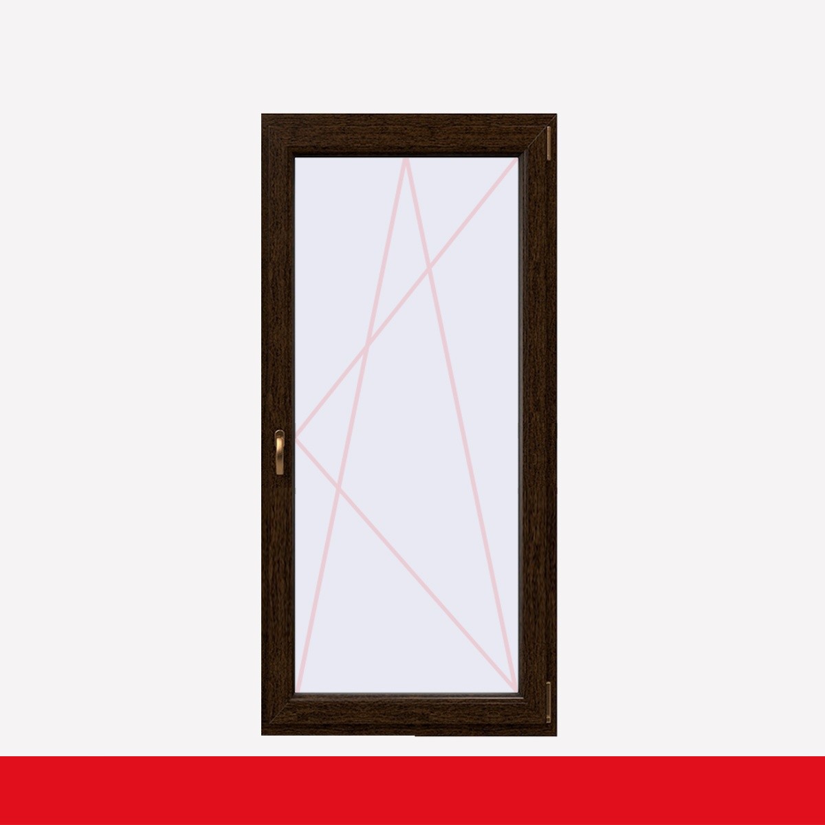 Fenstermaxx24 – balkon 1f dkr griff farbig eiche dunkel