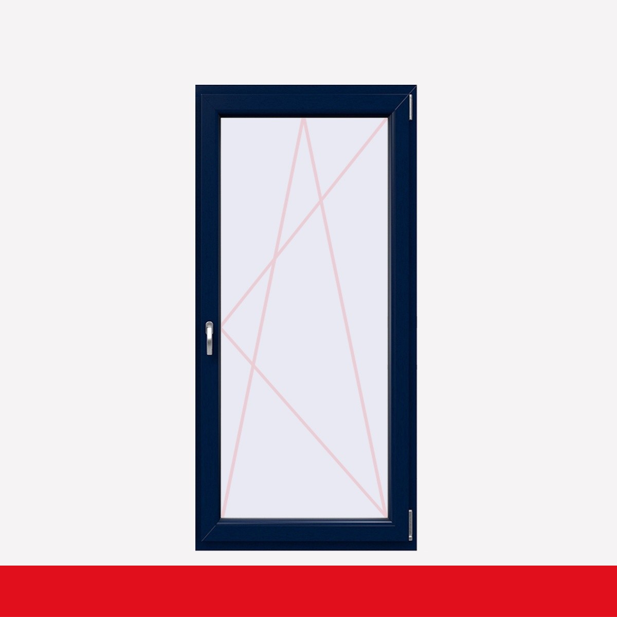 Fenstermaxx24 – balkon 1f dkr griff farbig stahlblau