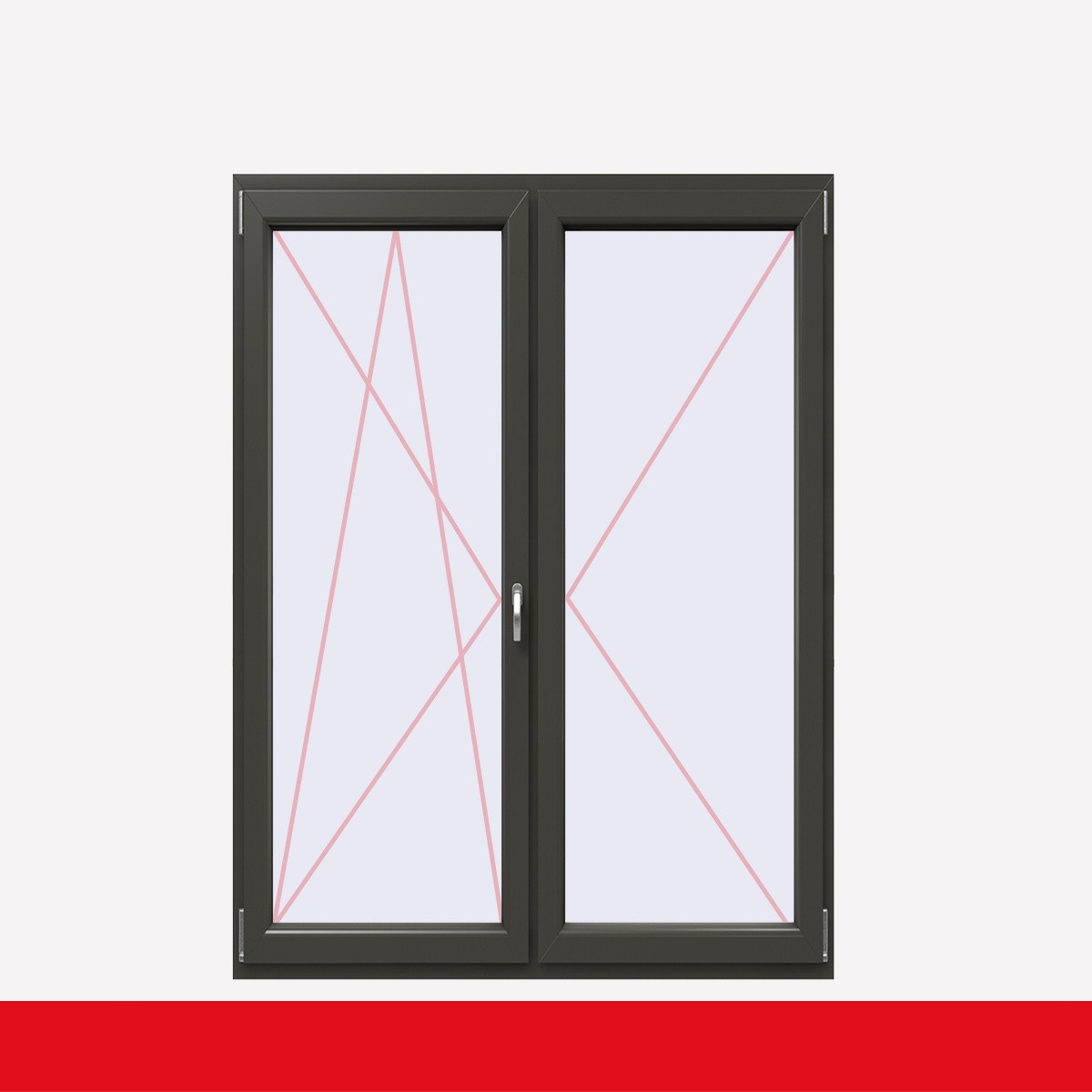 Fenstermaxx24 – balkon 2f dkl dr quarzgrau glatt