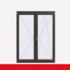 Fenstermaxx24 – balkon 2f dl dkr quarzgrau glatt