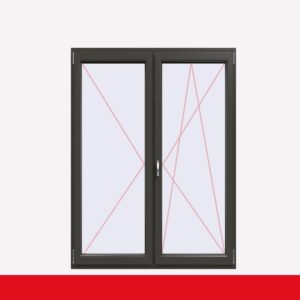 Fenstermaxx24 – balkon 2f dl dkr quarzgrau glatt