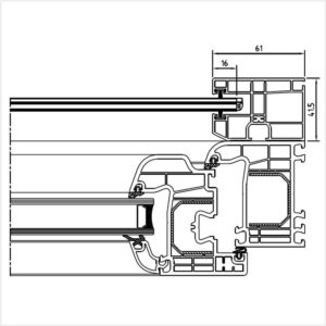 Fenstermaxx24 – fenstermaxx drutex aufsatzrollladen fuehrungsschiene einseitig iglo 5 50 5