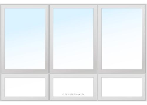 Fenstermaxx24 – typ dreiflueglig unterlicht dreiteilung