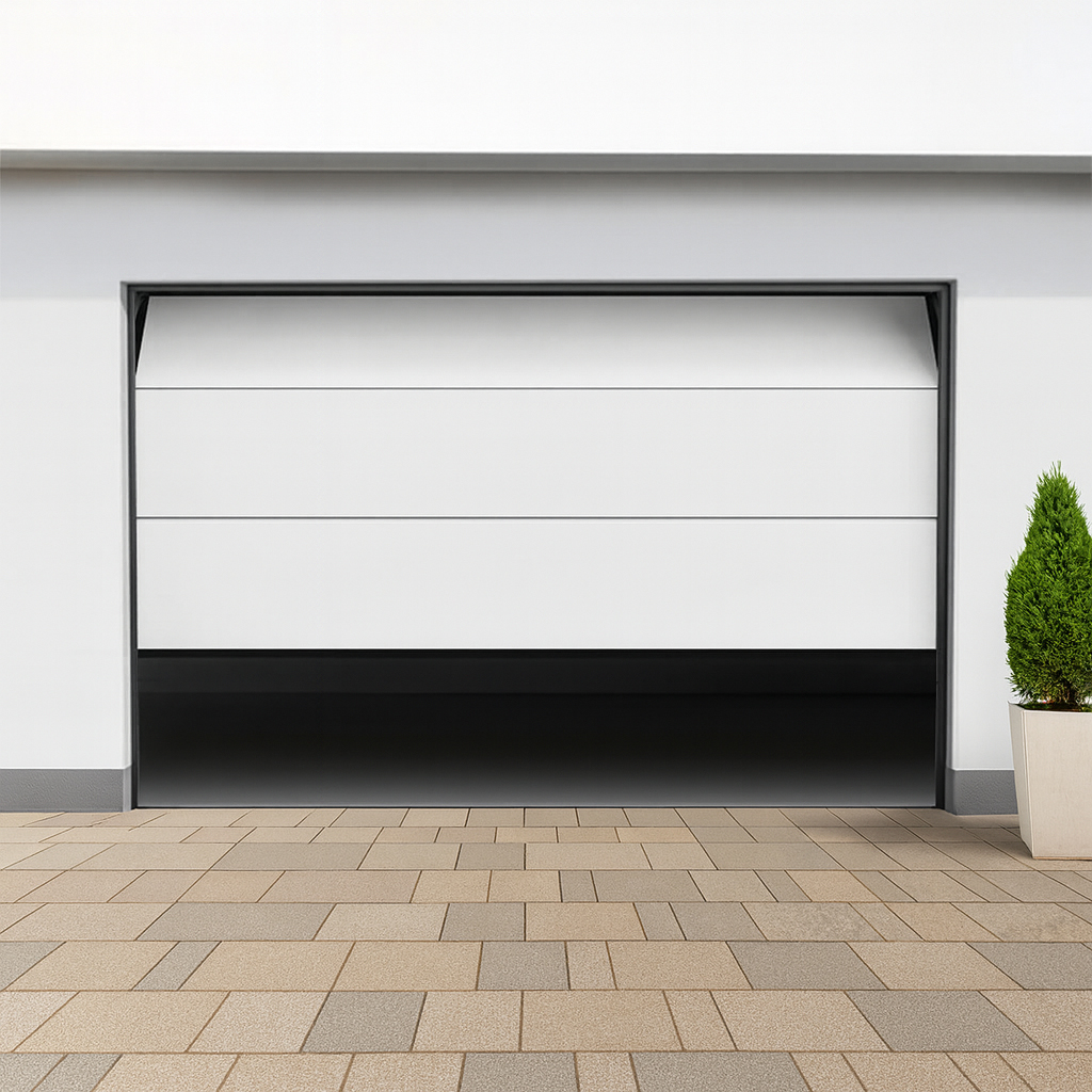 Fenstermaxx24 – Drutexx D Gate T Sektionaltor Basic offen Lichtschranke 12 09 25