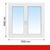 Fenstermaxx24, Drutex, Fenster-2-flg-100-100