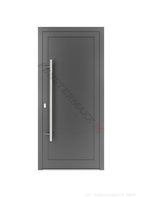 Drutex ALU Haustür 1560 x 2300 (Gesamt mit Zusätzen: B 1560 x H 2300) Innen: Anthrazitgrau, - RAL 7016 Matt Aussen: Anthrazitgrau, - RAL 7016 Matt