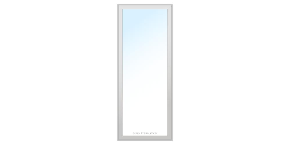Drutex Holz Balkontür 490 x 1700 (Gesamt mit Zusätzen: B 490 x H 1700) Innen: Weiss (deckend) Aussen: Weiss (deckend)